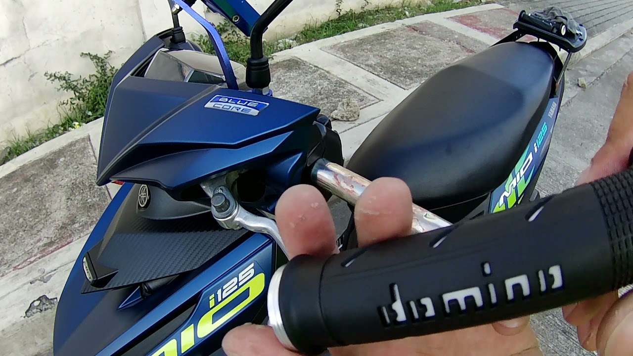 How to Install Domino Handle Grip on Mio i 125 | Newbie & Beginners guide  | DIY