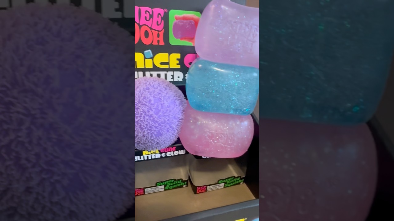 NeeDoh Nice cube glitter glow