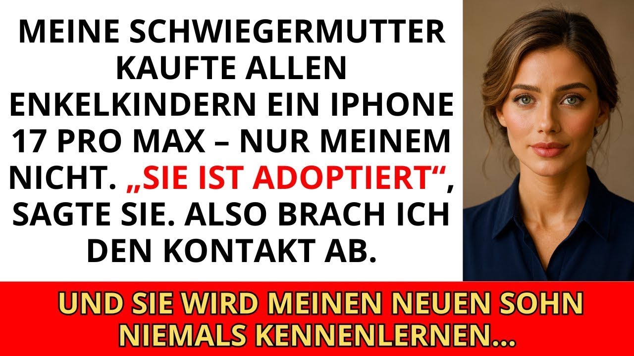 Meine Schwiegermutter kaufte allen Enkeln ein iPhone 17 Pro Max – nur meinem nicht...