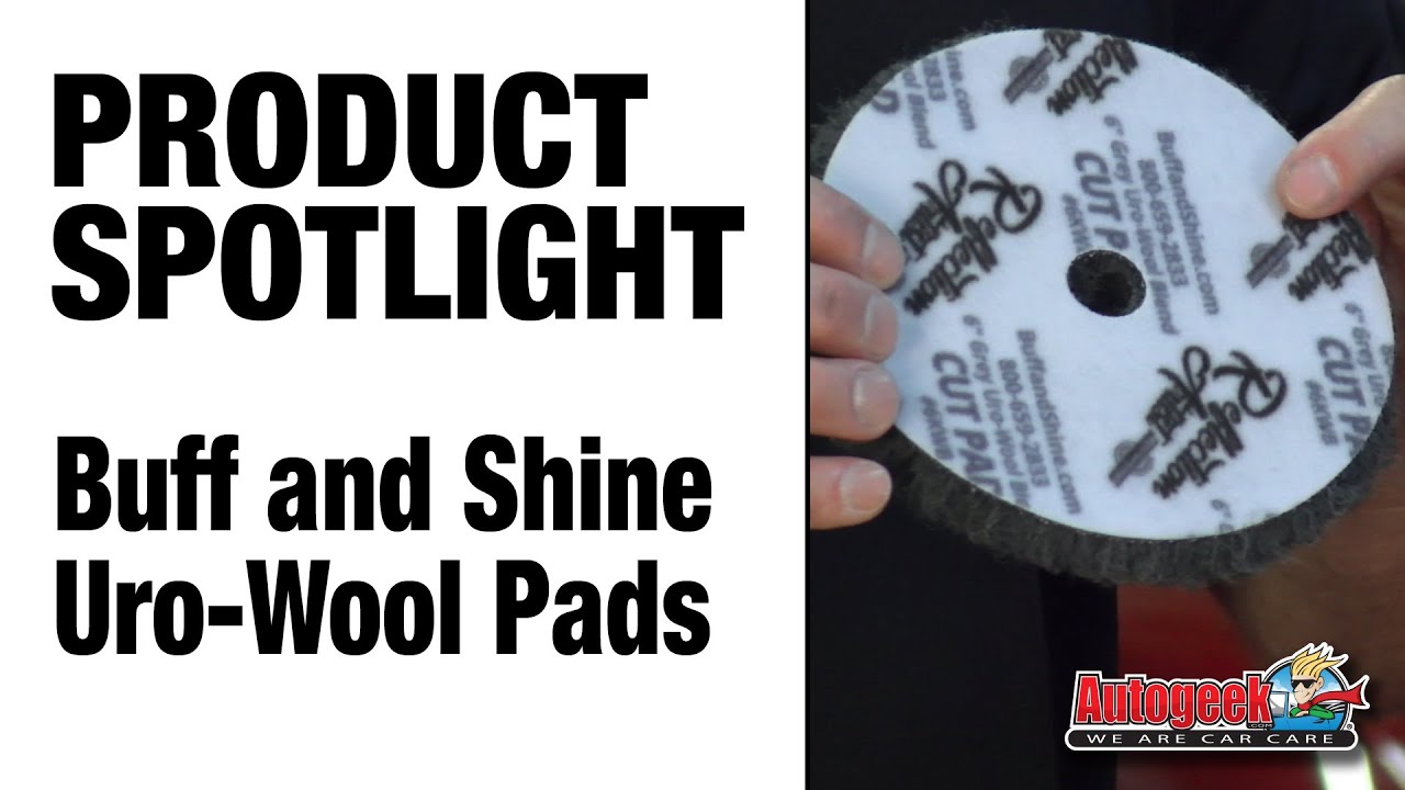 Wool buffing pads for car polishing - Buff & Shine Uro-Wool Pads