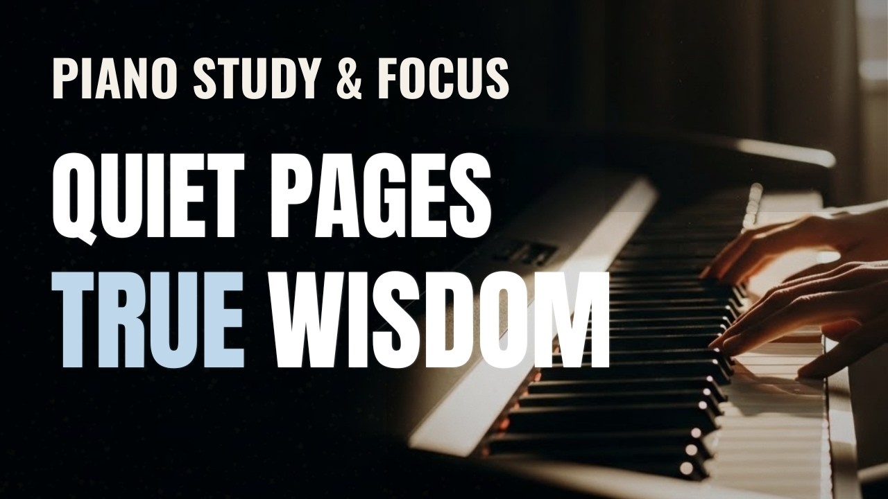 Wisdom Written Across Quiet Pages | Peaceful Piano Instrumental | Christian Bible Study Music