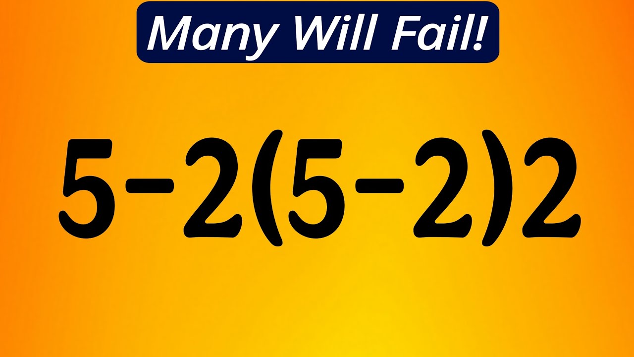 99% go this wrong! Can you solve this?