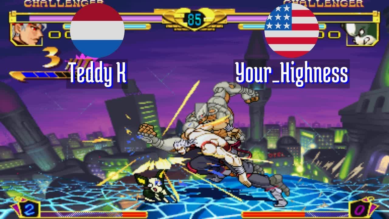 FT3 @jojobanr1: Teddy K (NL) vs Your_Highness (US) [JoJo HFTF jojoban Fightcade] Feb 2