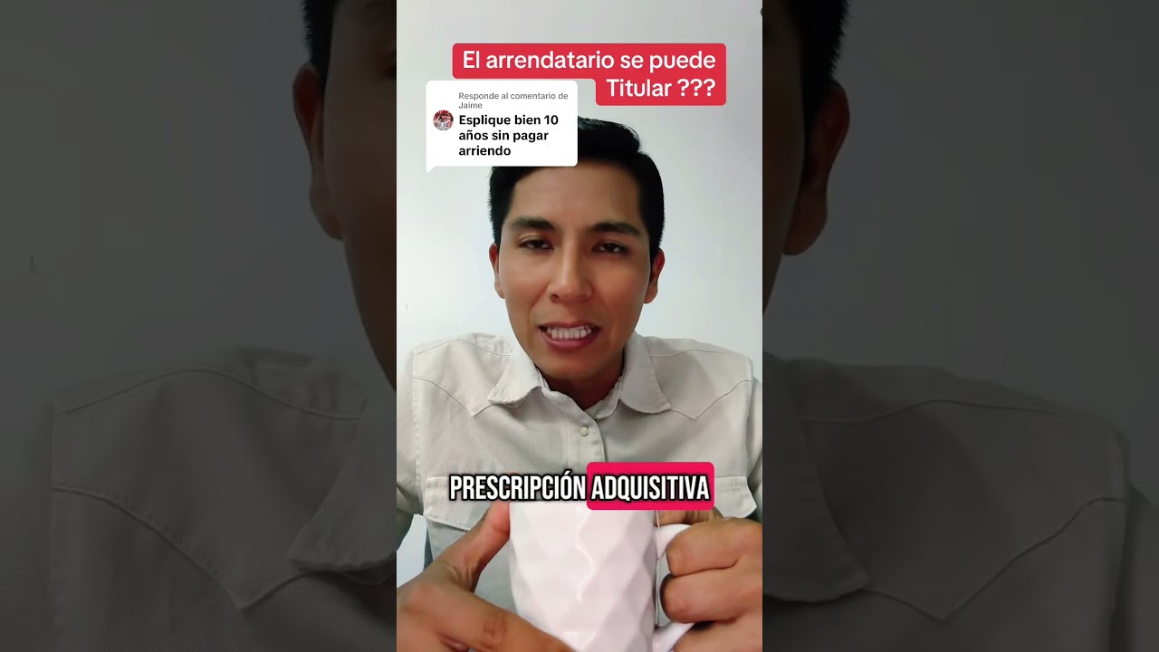 SI ERES INQUILINO NO PUEDES PRESCRIBIR #invierteenbienesraices #bienesraices #realestate