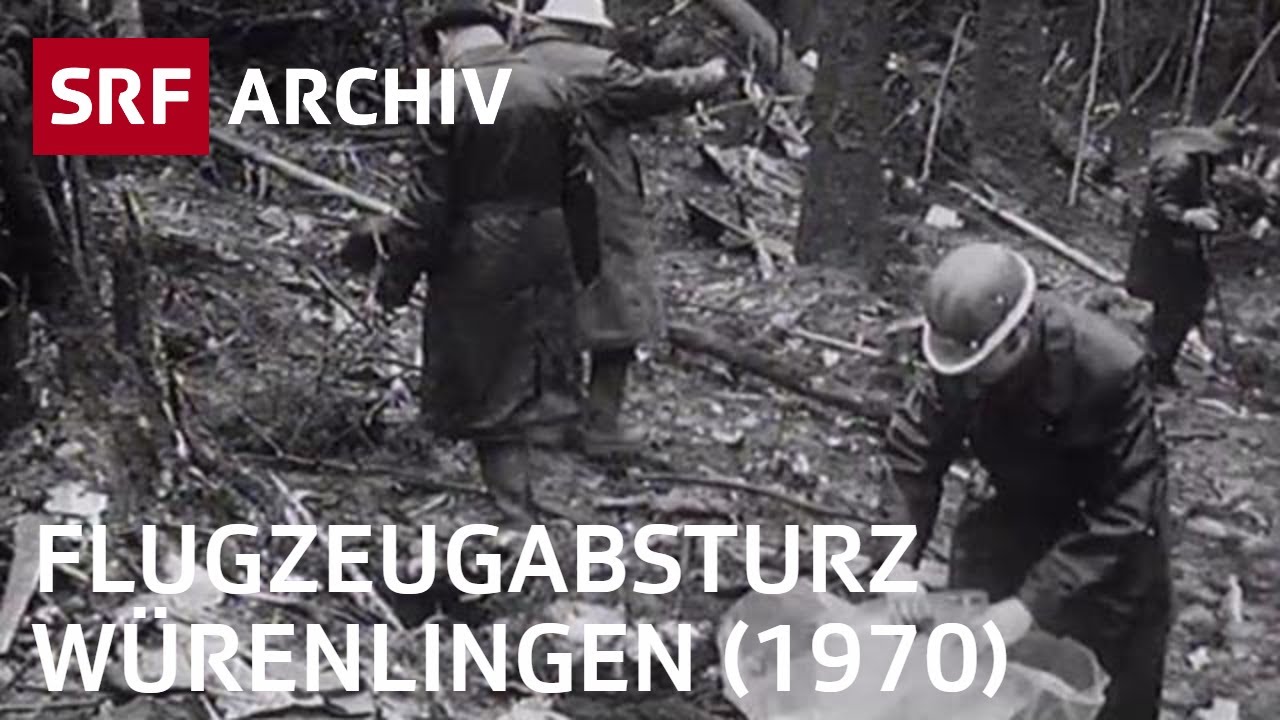 Flugzeugabsturz in Würenlingen (1970) | Flugunfälle in der Schweiz | SRF Archiv