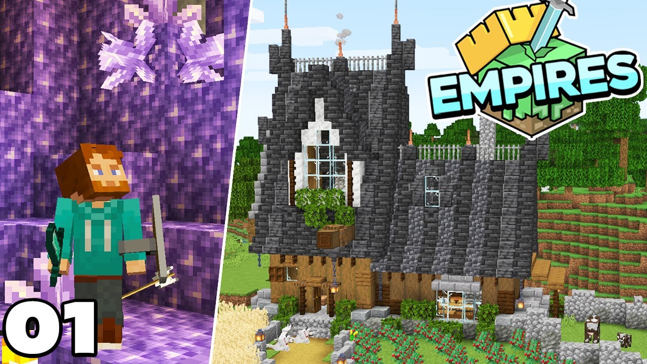 EmpiresSMP : My New Starter House! Ep #1 Minecraft 1.17 Survival Let's Play