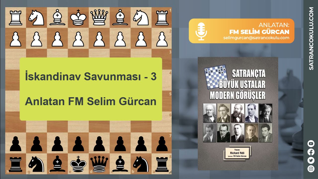 İSKANDİNAV SAVUNMASI - 3 (MODERN DEVAMYOLU)