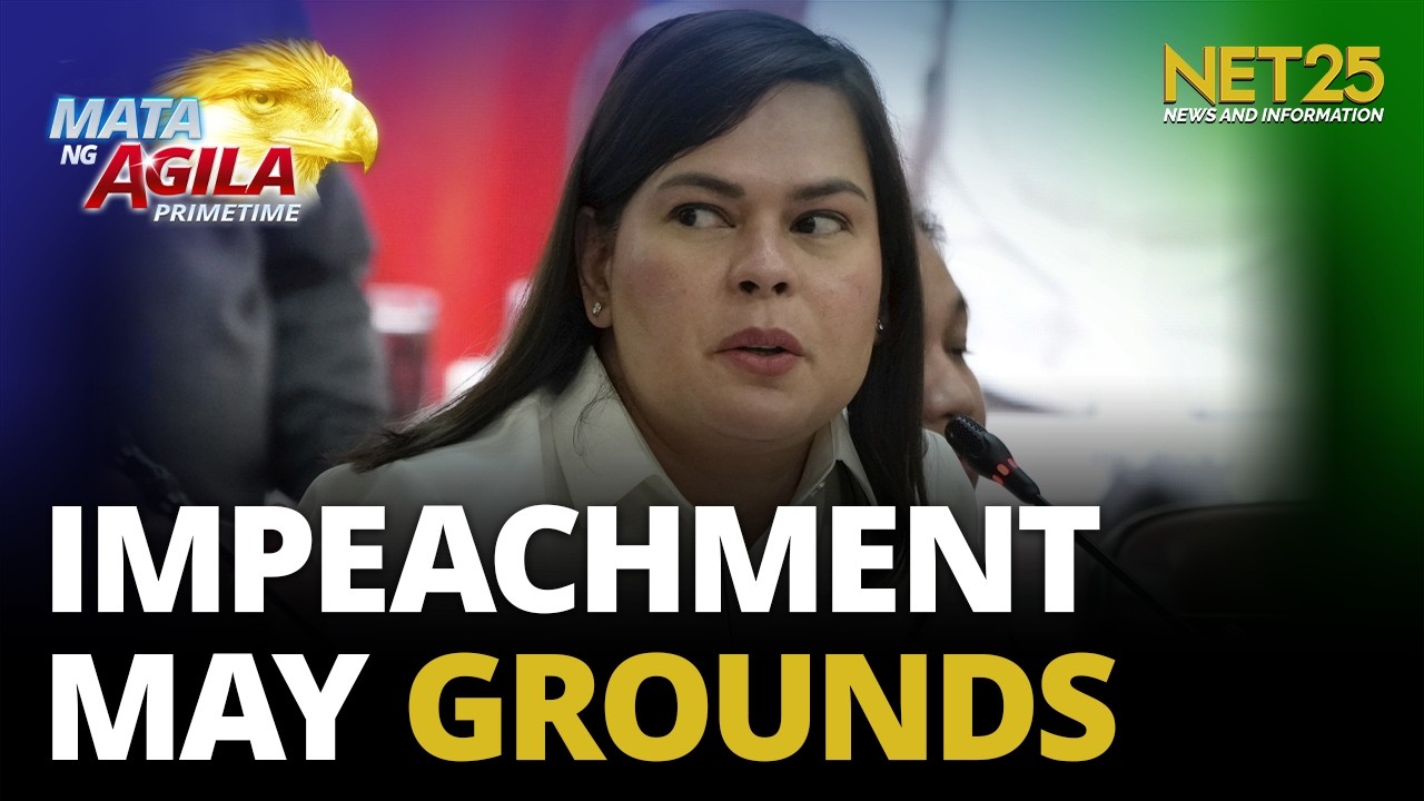 Dalawang impeachment complaint vs VP Sara sapat sa grounds