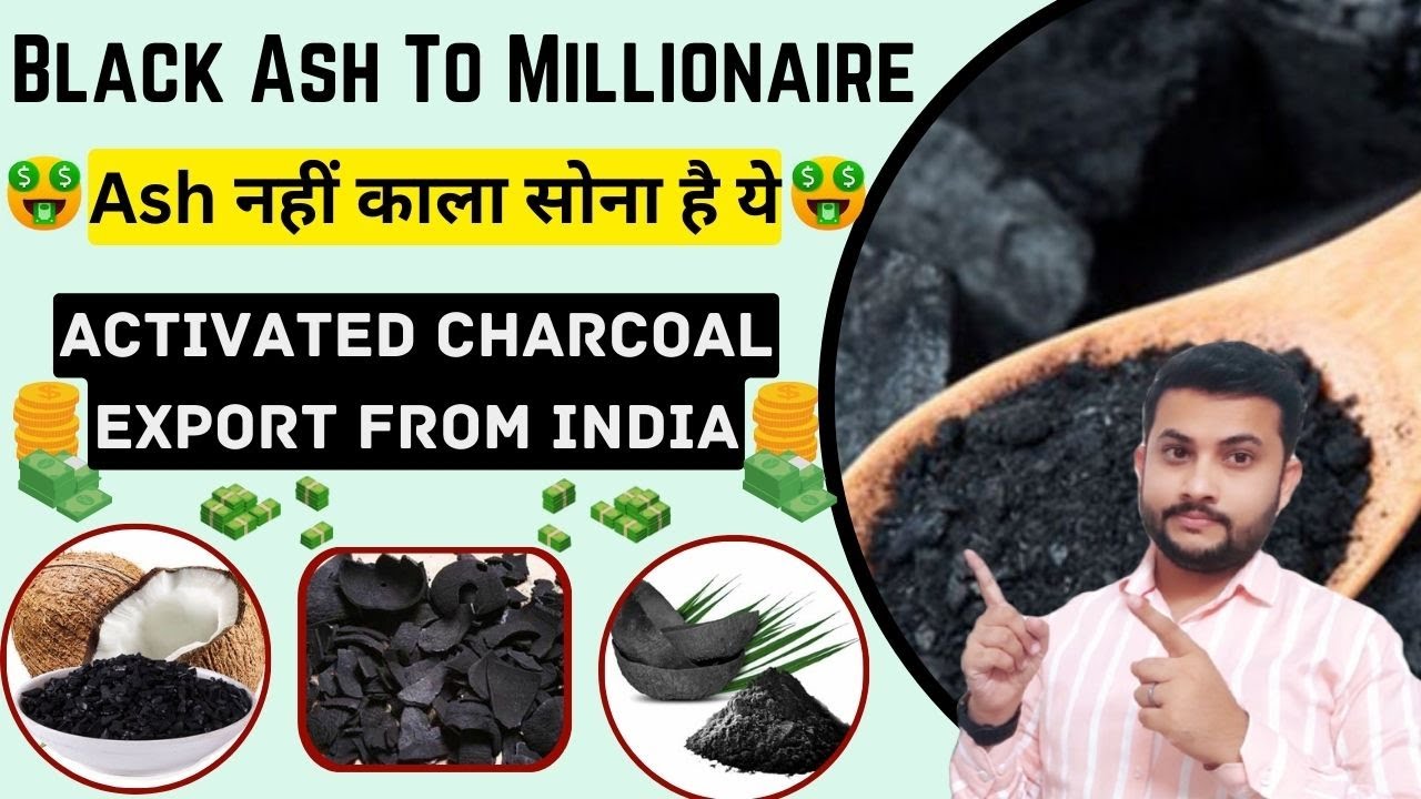 How To Export Black Activated Charcoal From India || Black Activated Charcoal Export #Coconutshell
