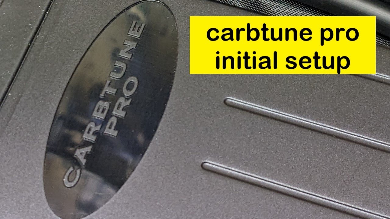 Carbtune Pro (used to sync throttle bodies or carburetors) Initial Setup
