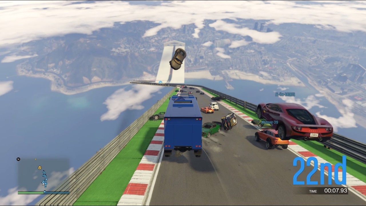 GTA Online | Large Random Race || Bad Start - Good Finish!!