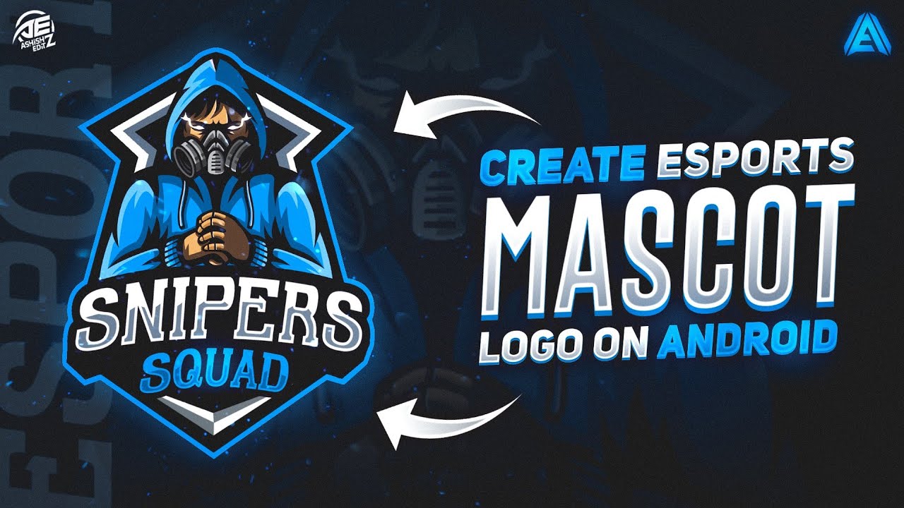 How To Create Esport Or Clan Logo On Android || Mascot logo Tutorial Hindi.