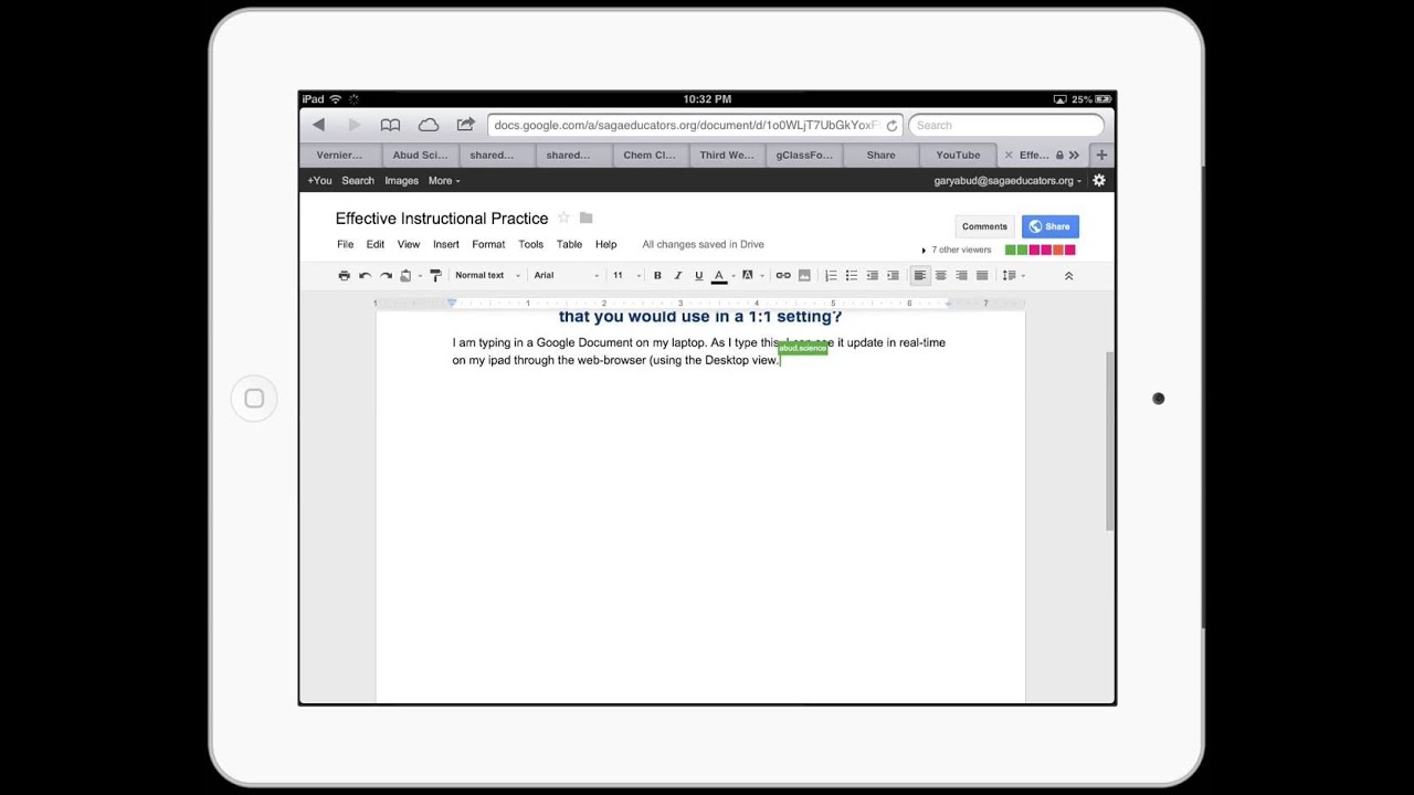 Google Docs Live
