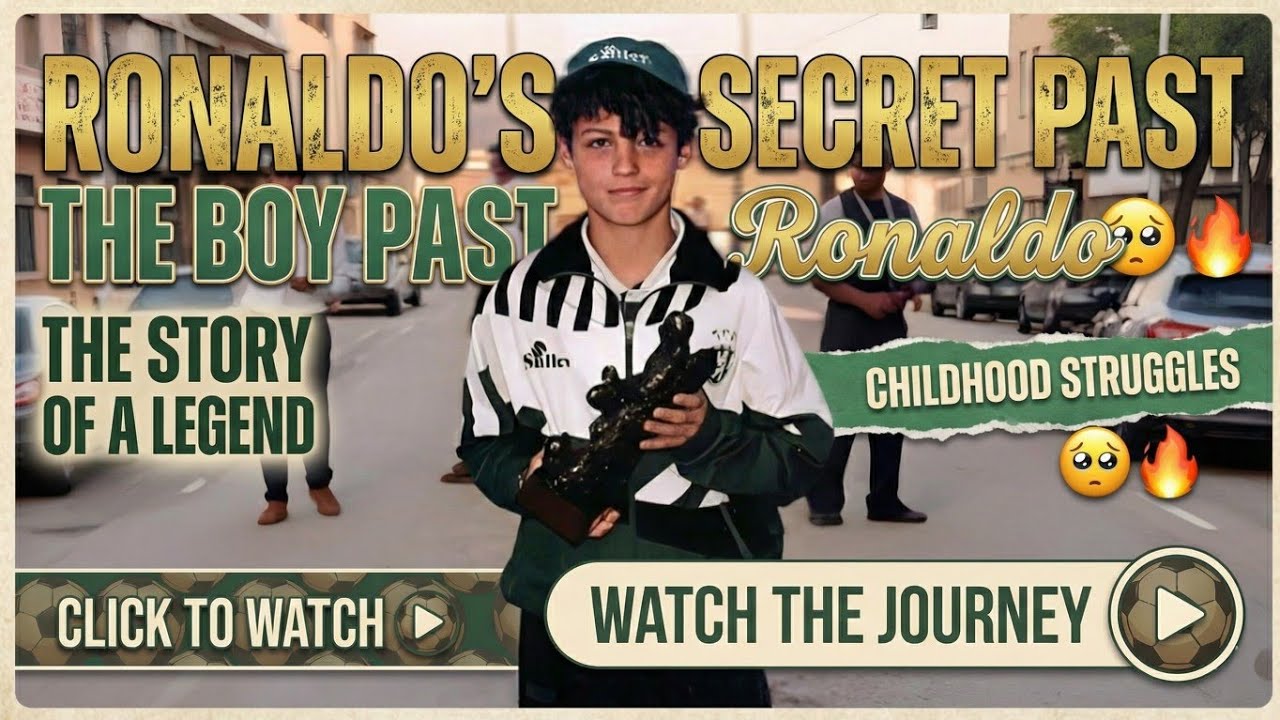  | Siuuuuuu 🔥| The Rise of a legend ⚽ Cristiano Ronaldo childhood story 🥹 