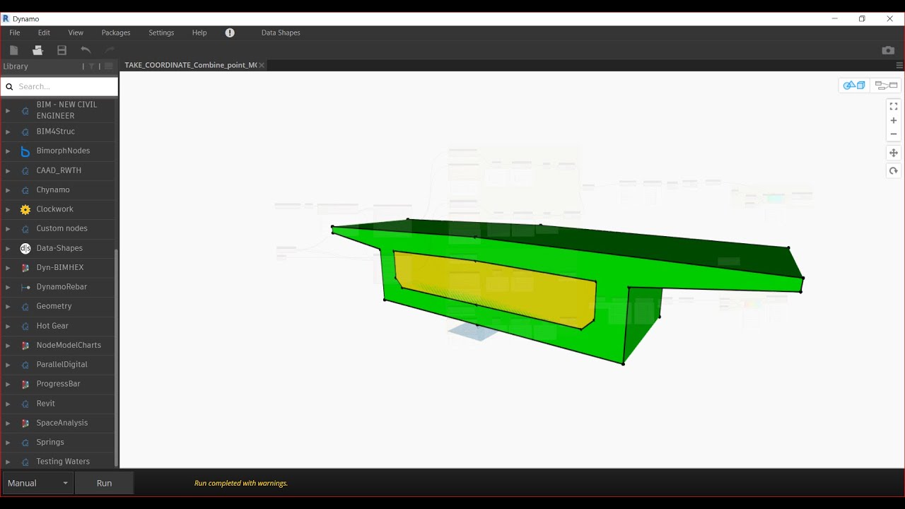 Dynamo + Family Adaptive Revit 2020 - Box girder