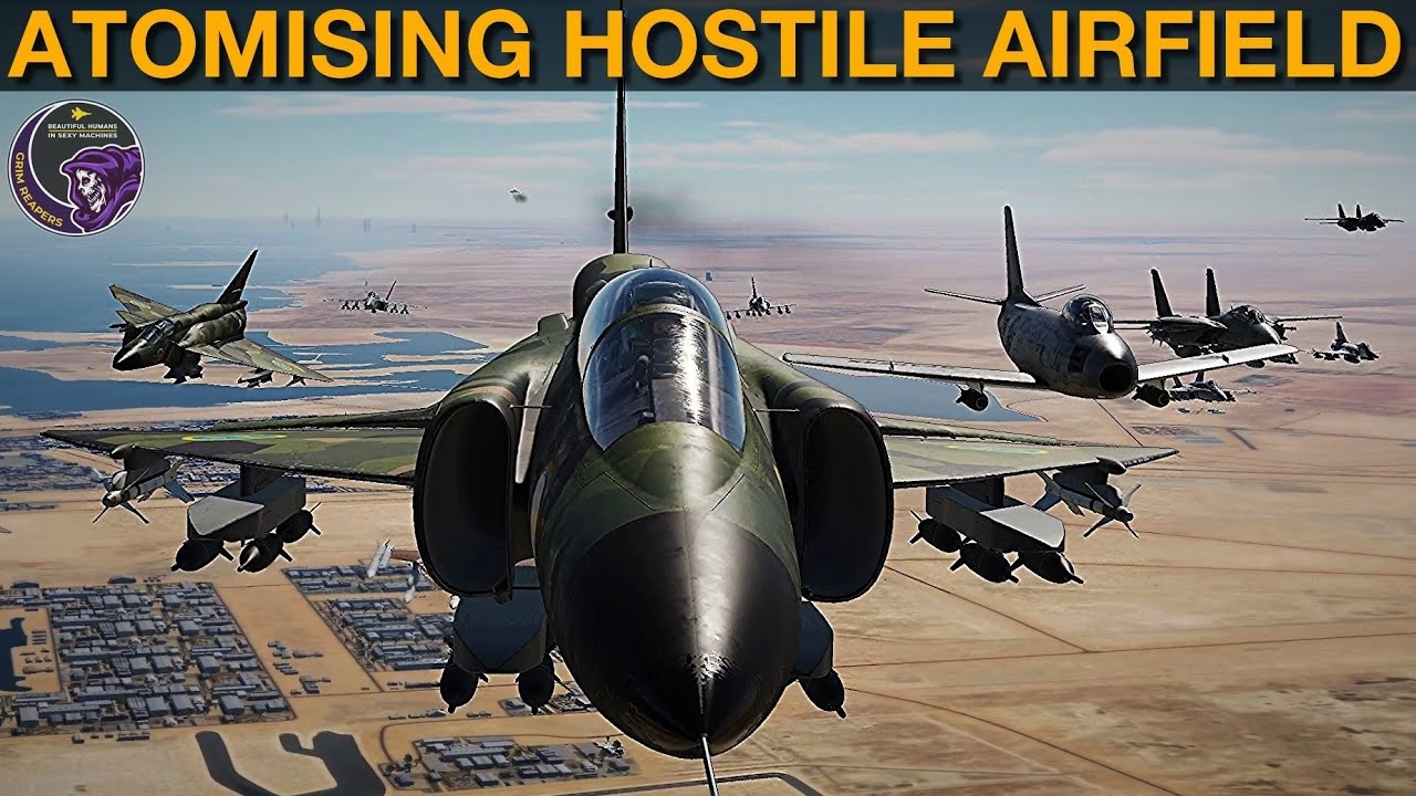 Silly, But Super Fun Airfield Bombing - 2022 New Years Mission! | DCS WORLD