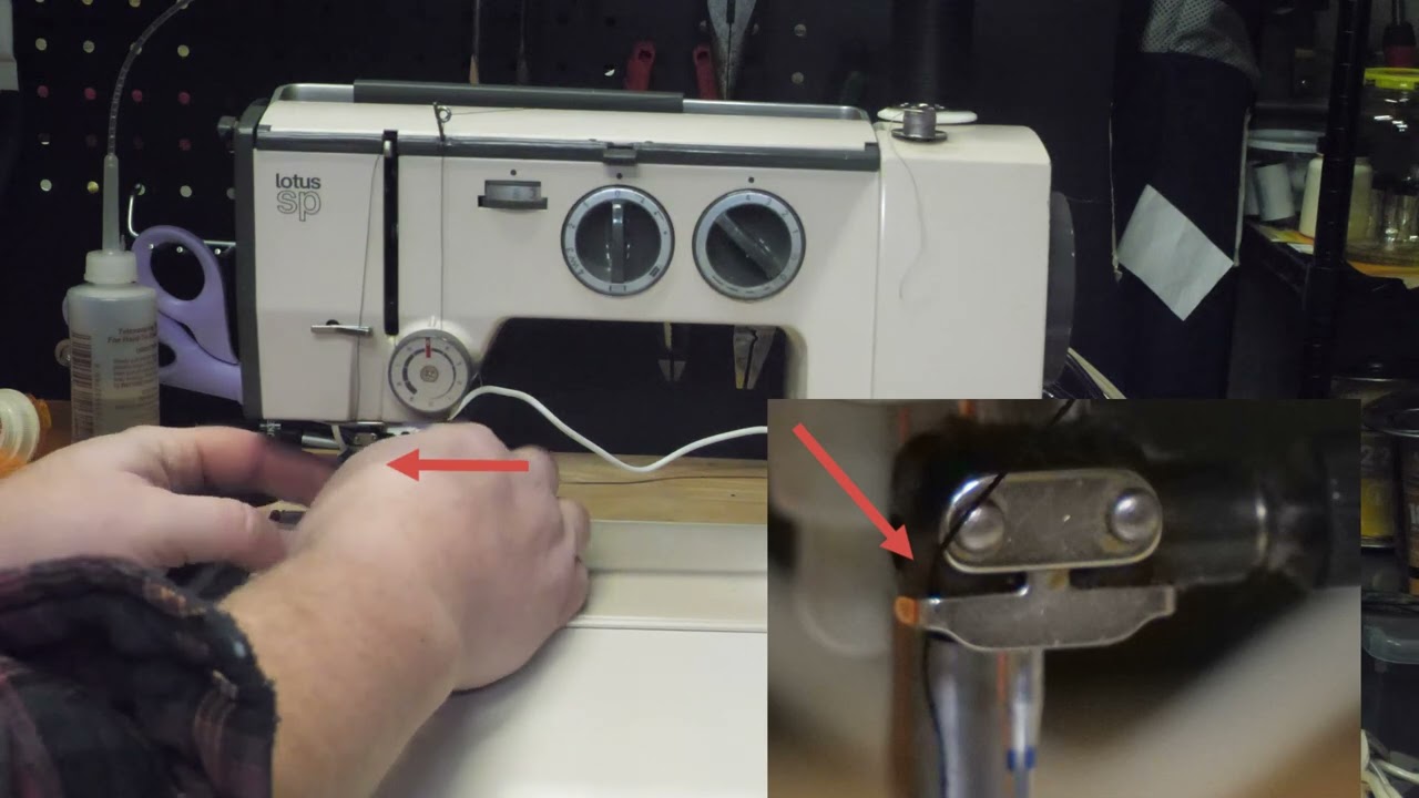 Elna Lotus SP Threading and Operation