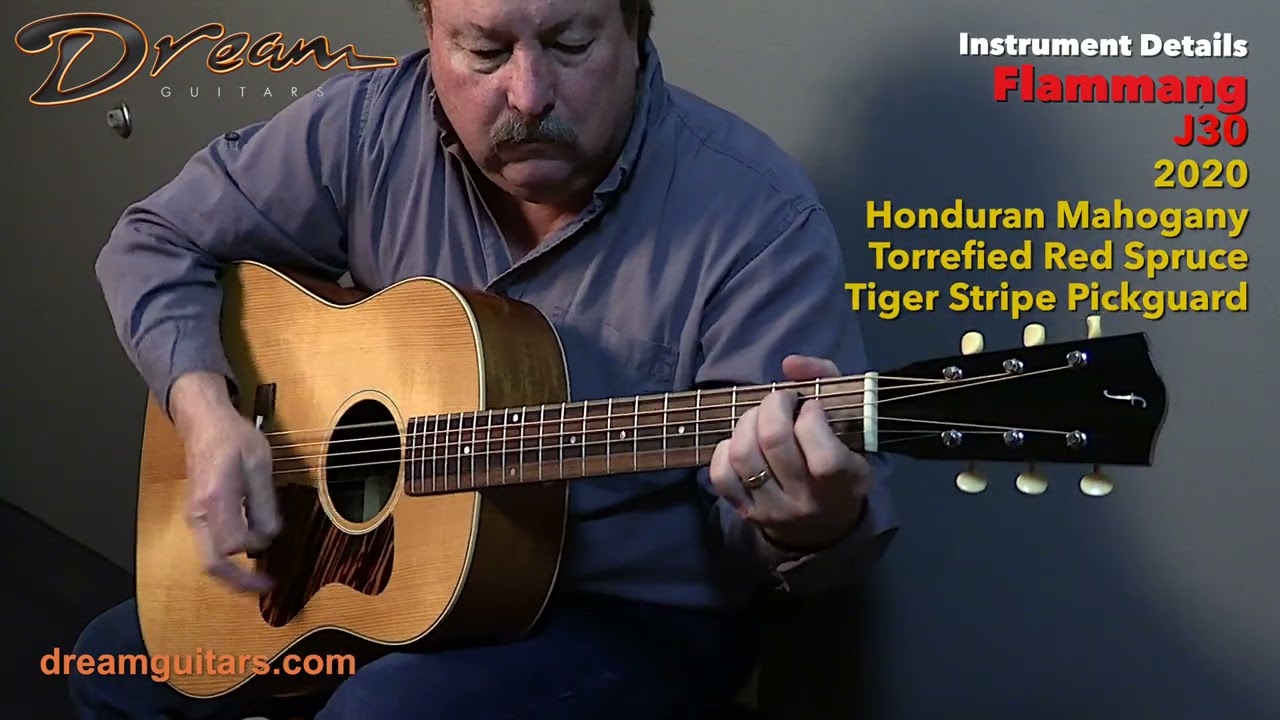 2020 Flammang J30, Honduran Mahogany & Torrefied Red Spruce