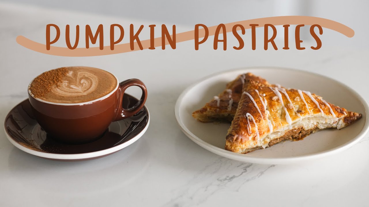 Coffee & Pastries ☕️🥐 Pumpkin Danish Recipe