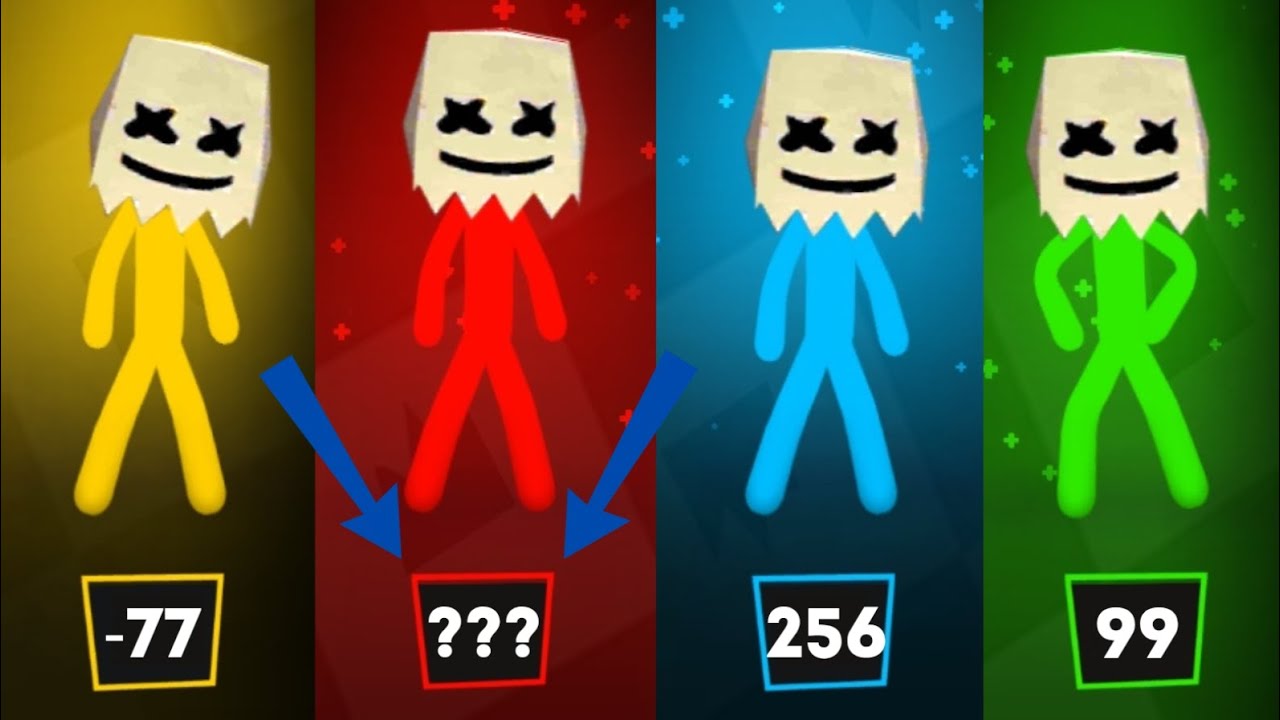 The Stickman MINIGAMES Adventure Gameplay - Stickman Party 1 2 3 4 Player...