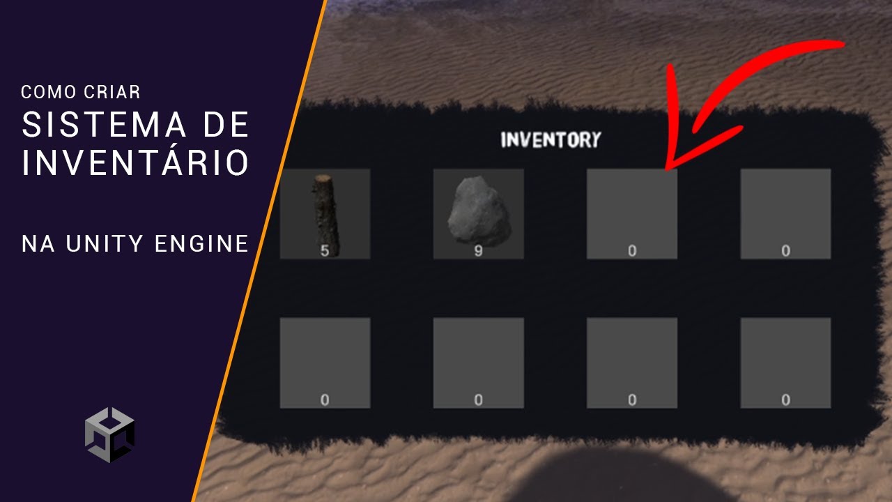 Como CRIAR um INVENTÁRIO na UNITY ENGINE #1