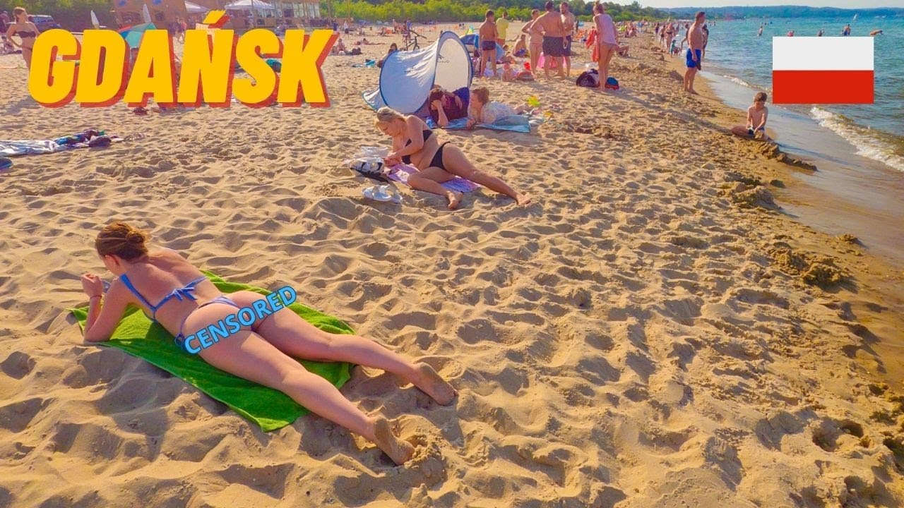 GDAŃSK JELITKOWO BEACH, POLAND I 4K60FPS