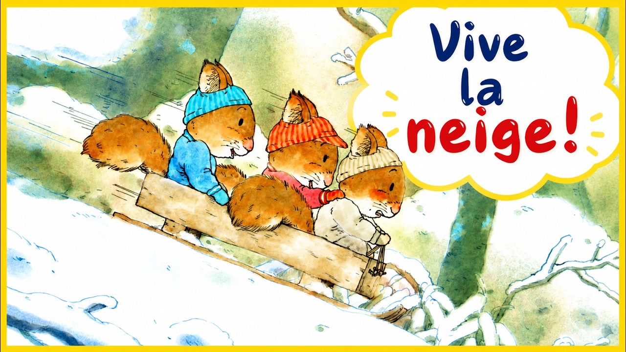 Une histoire tendre pour aimer l’hiver  ❄️ | Vive la neige! (livre animé enfant)