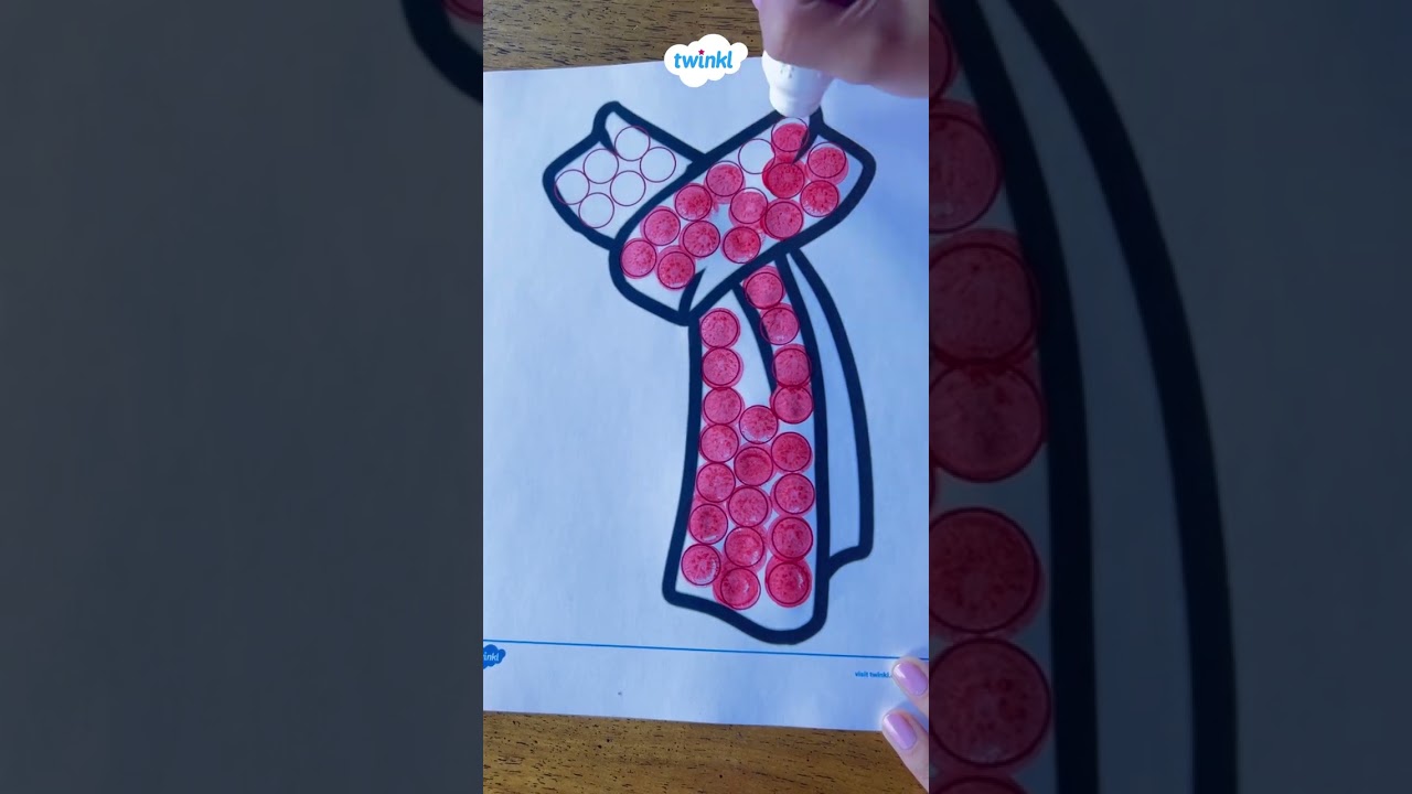 Winter Dot Marker Craft for Kids | Easy Paper Craft | Step by Step Activity | Twinkl USA