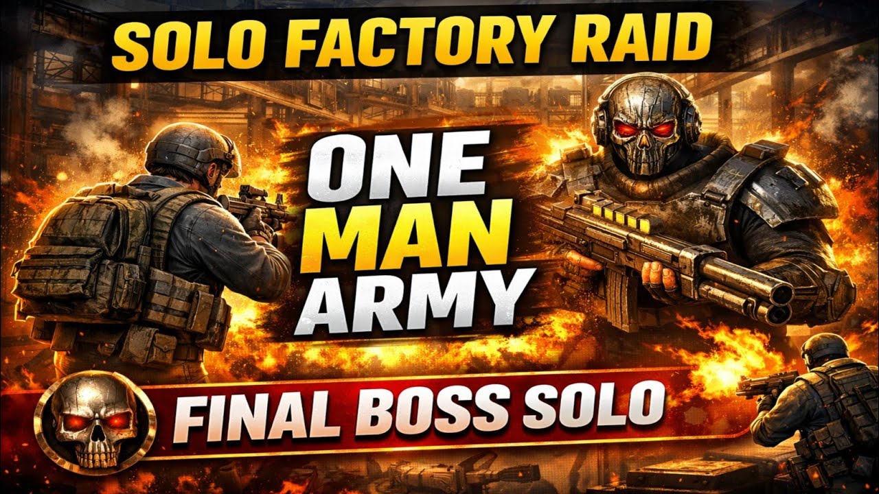 OPS Strike: Solo Factory Mission 💥 Full Gameplay | One Man Army | GG Studio
