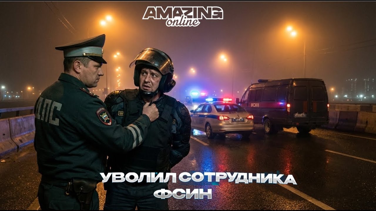 УВОЛИЛ СОТРУДНИКА ФСИН НА АМАЗИНГ ОНЛАЙН?! | Будни сотрудника ДПС на Amazing Online