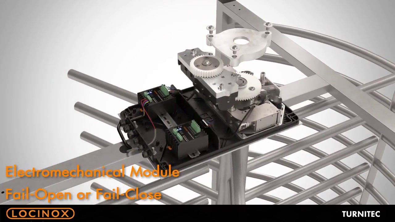 TURNITEC Modular Control Unit for Turnstiles - Locinox Installation Video