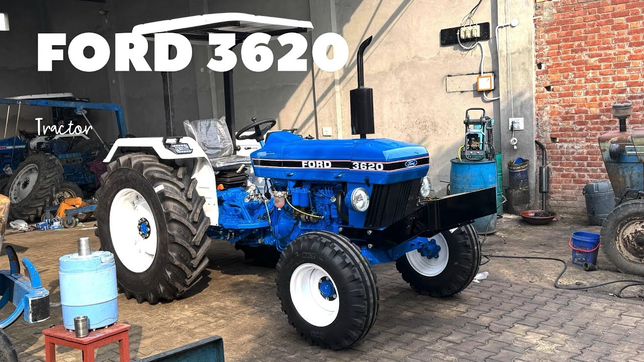 Ford 3620 Tractor Old Tractor Restoration Done | Old Tractor Modifications | Tractor Fat Tyres Rim