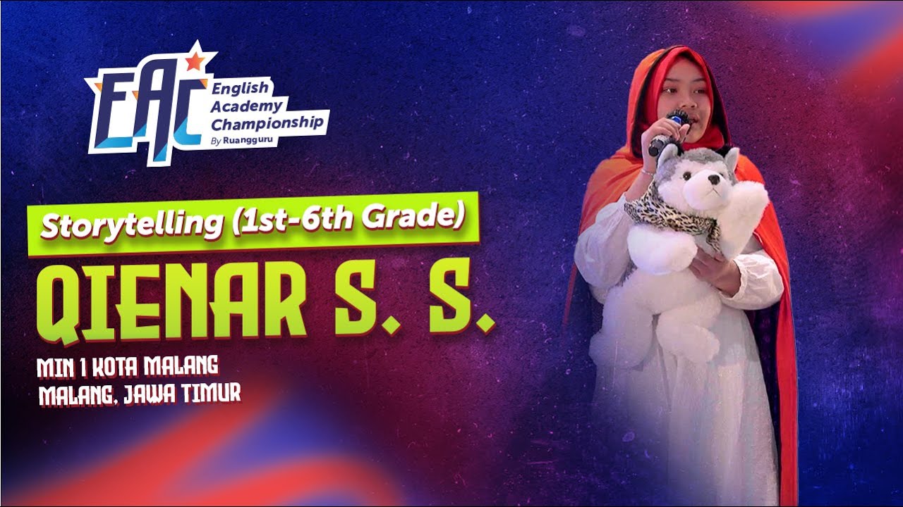 Qienar S. S. (MIN 1 Kota Malang) - Finalist of Storytelling SD English Academy Championship 2024