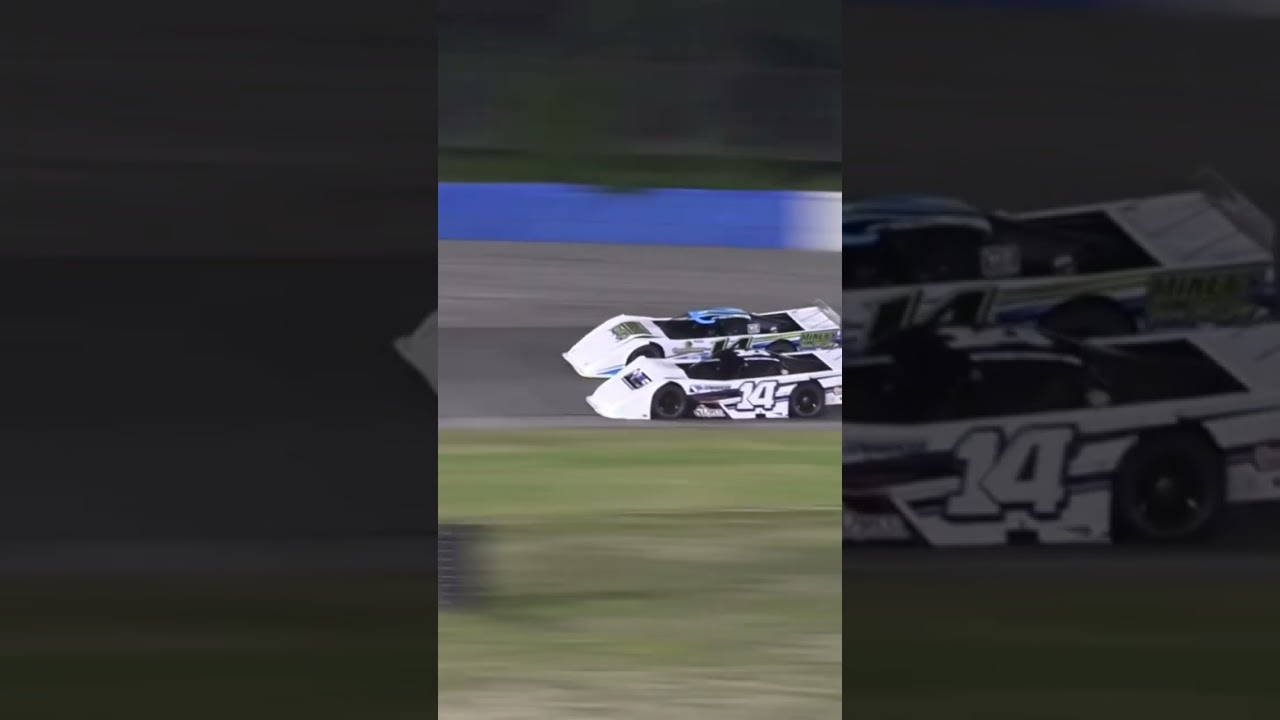 Outlaw Late Model action at Plymouth Motor Speedway #latemodel
