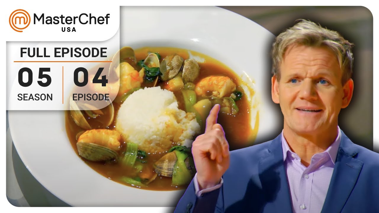 Атаки таинственной коробки MasterChef с живыми морепродуктами | MasterChef USA | Food Show