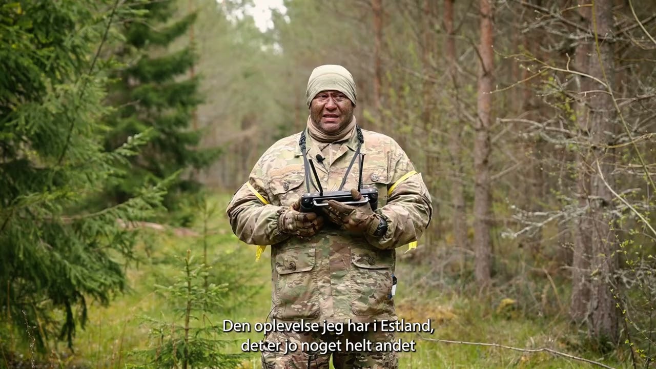 Droneoperatør på øvelse i Estland 👀