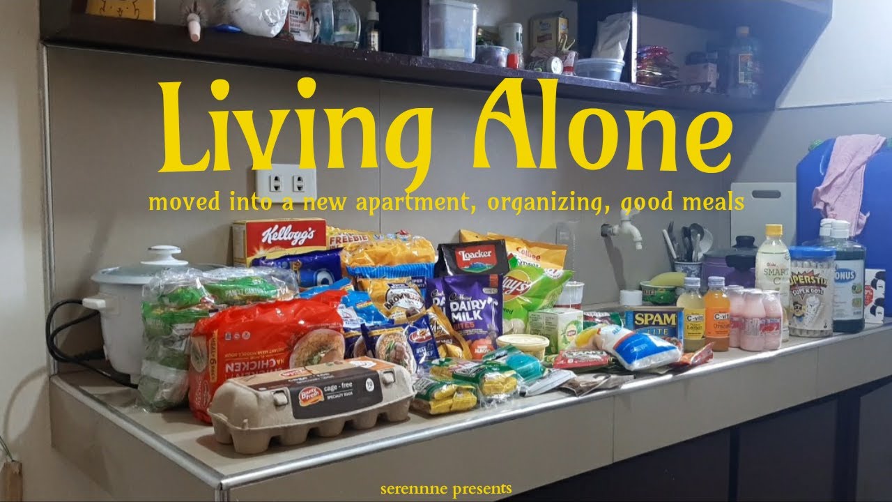 Living alone in the PH: moved into a new apartment, organizing & good meals 🍜🍣🍤