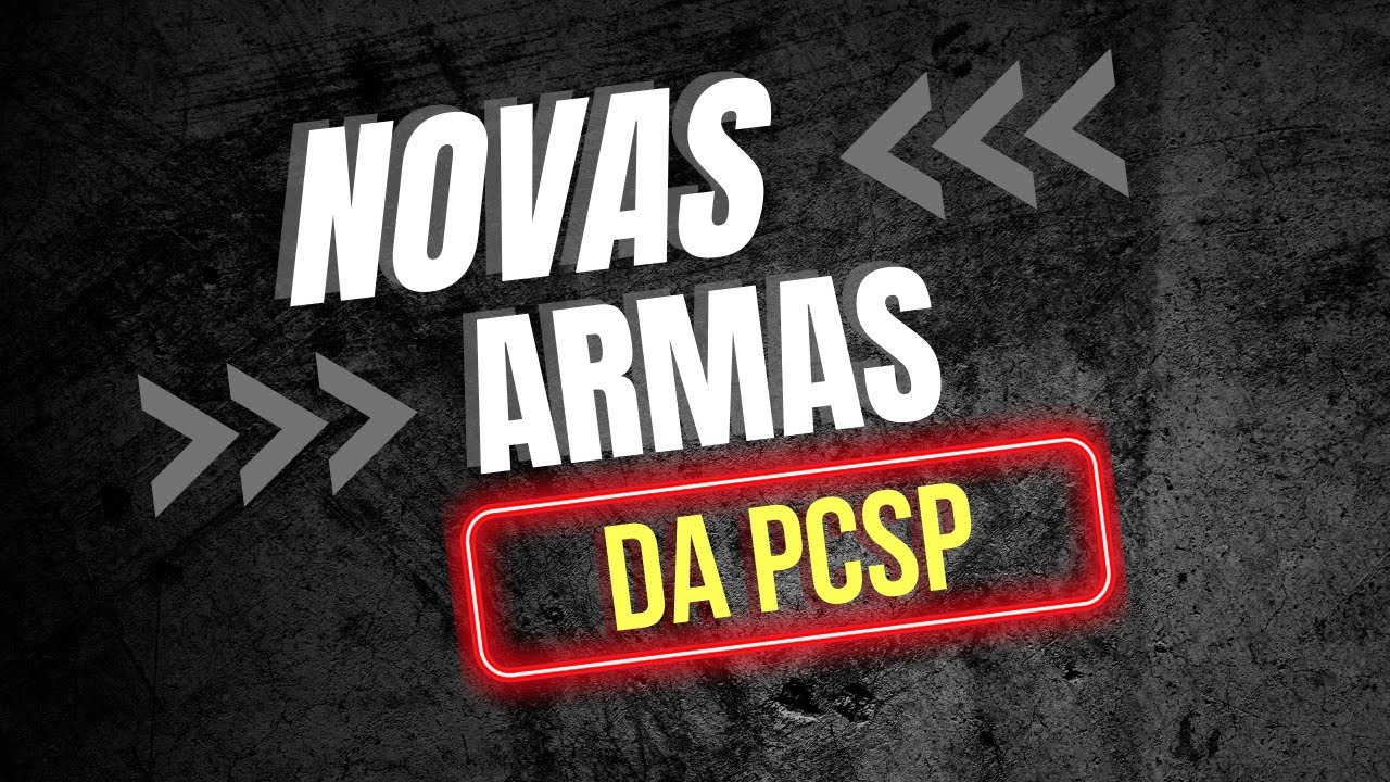 Armas em uso e Nova Glock da PCSP #pcsp #carreiraspoliciais