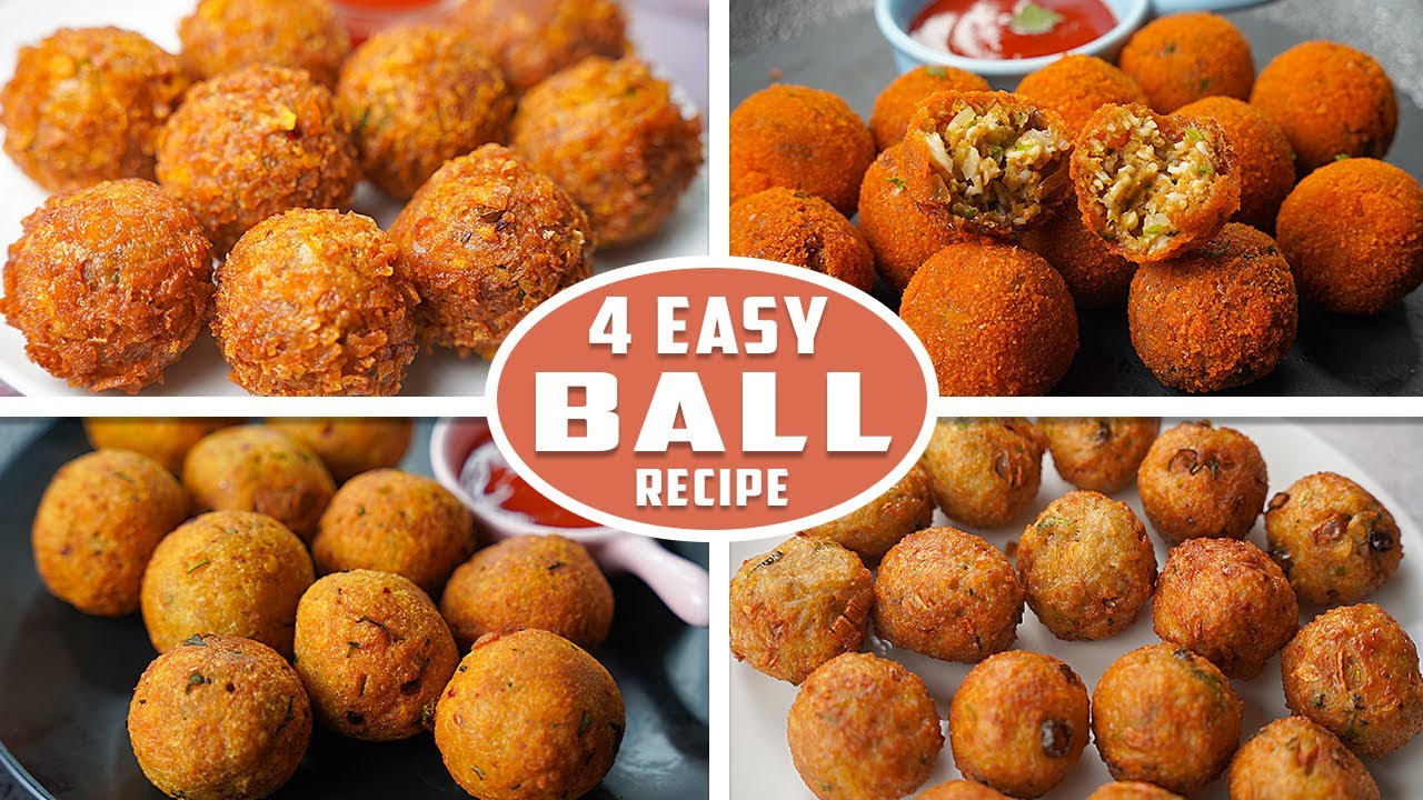 4 Easy Ball Snacks Recipe | I wish I had tried this recipe before