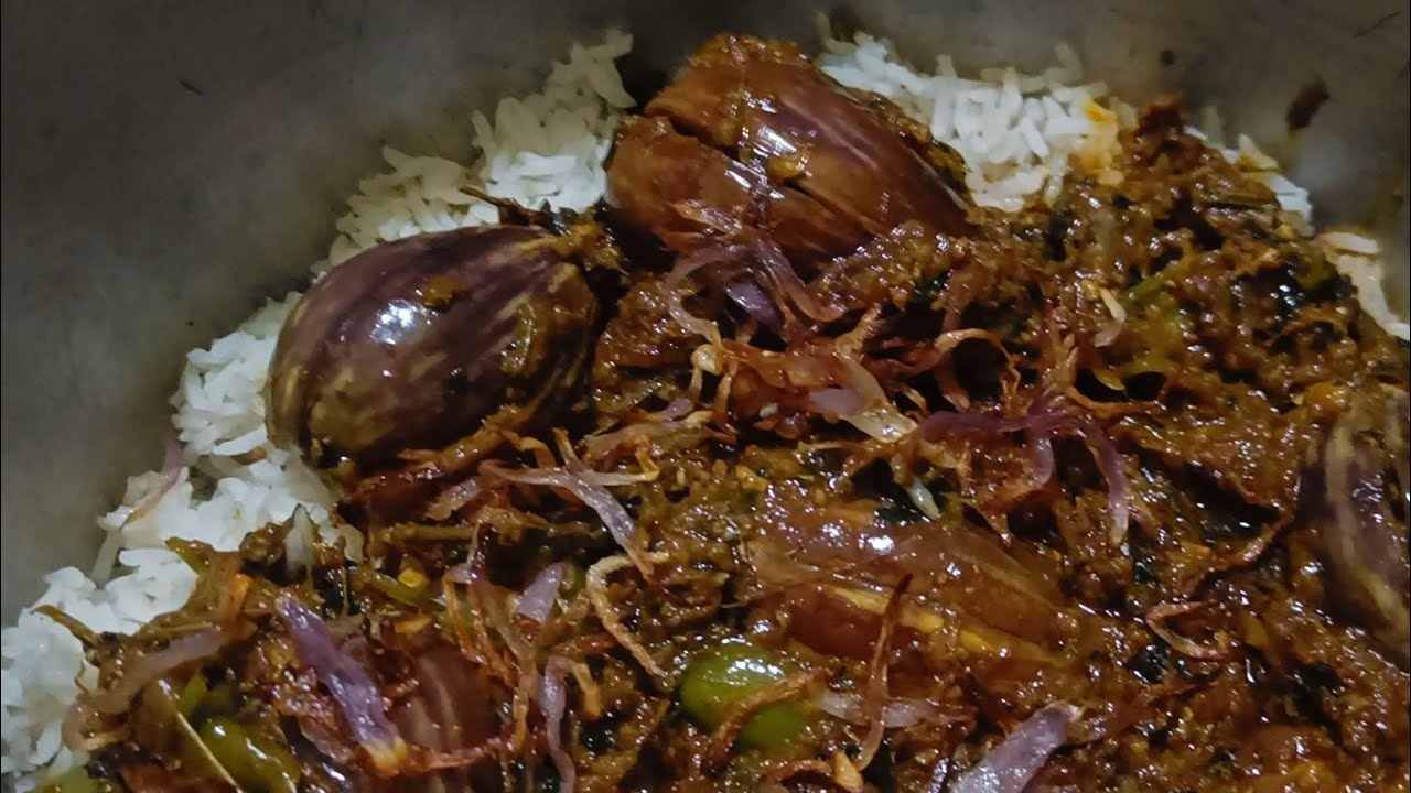 అమృతం లాంటి గుత్తి వంకాయ దమ్ బిర్యానీ! 😋 Gutti Vankaya Dum Biryani Recipe | Brinjal Biryani in
