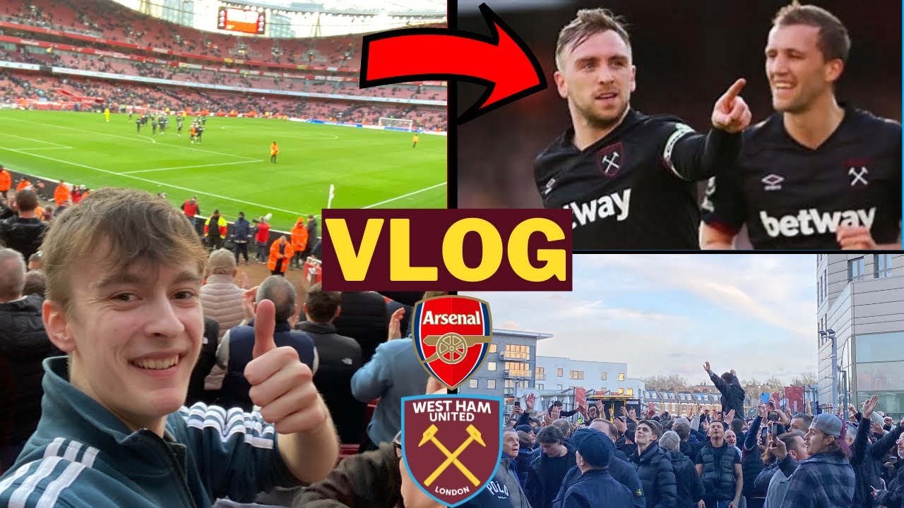 *SCENES as BOWEN GOAL ENDS ARSENAL TITLE HOPES!* Arsenal 0-1 West Ham Matchday Vlog | Premier League