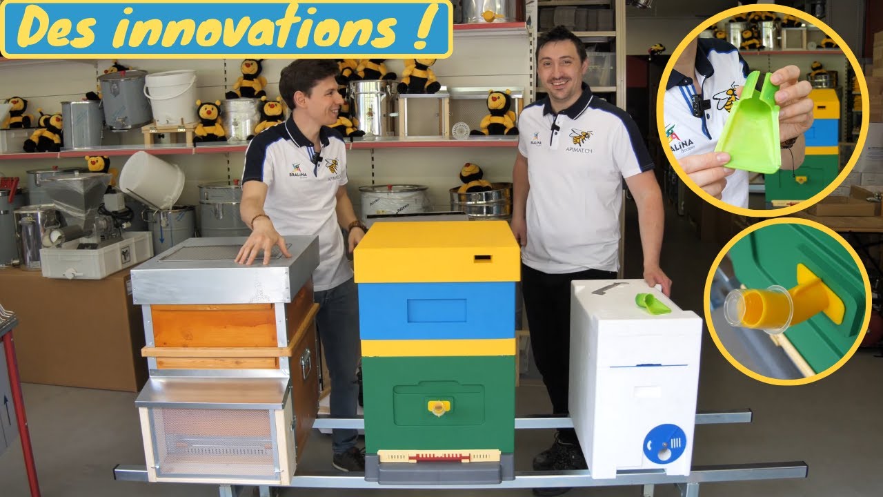 Présentation de 3 MODÈLES de RUCHES DADANT sélectionnés par Matteo D'APIMAT - Des innovations !