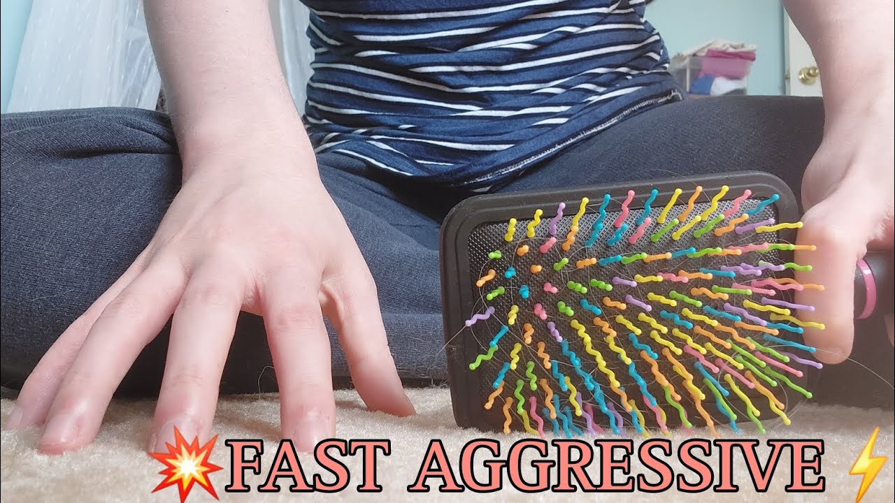 Carpet Scratching and Brushing 💥FAST AND AGGRESSIVE STYLE⚡️ASMR