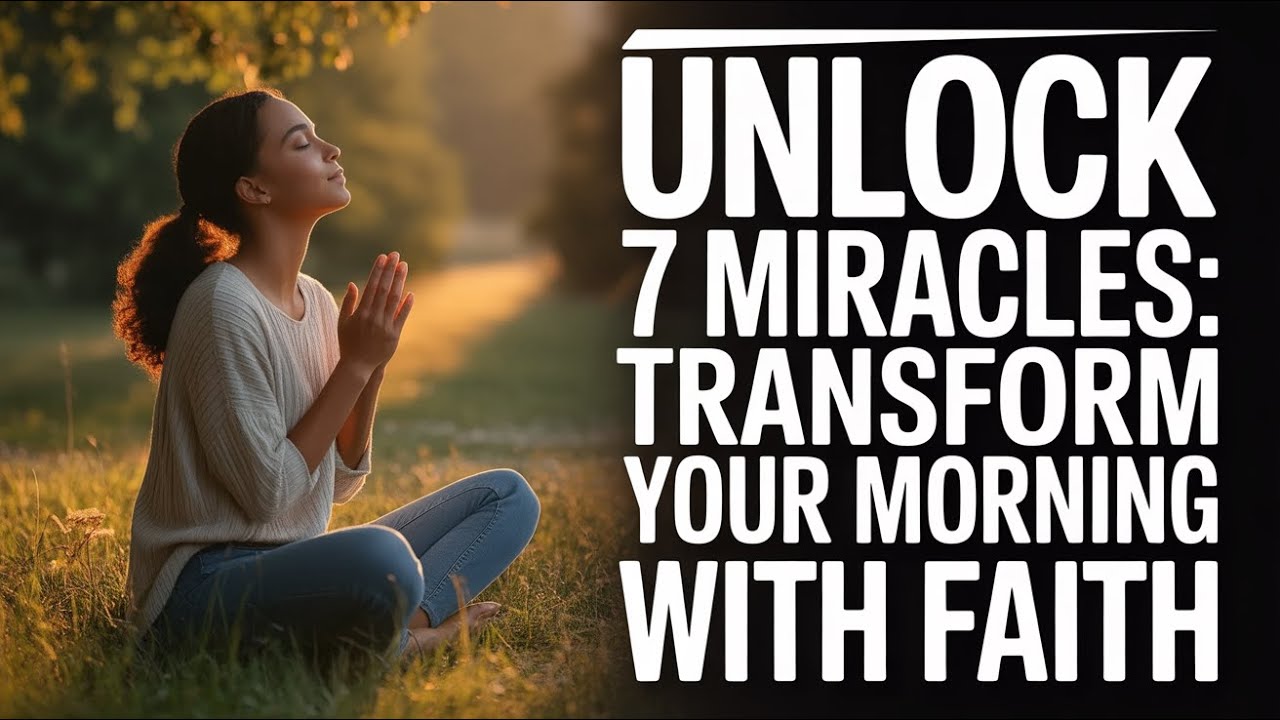 Awaken to 7 Miraculous Blessings: A Powerful Morning Prayer for Divine Transformations in Christ