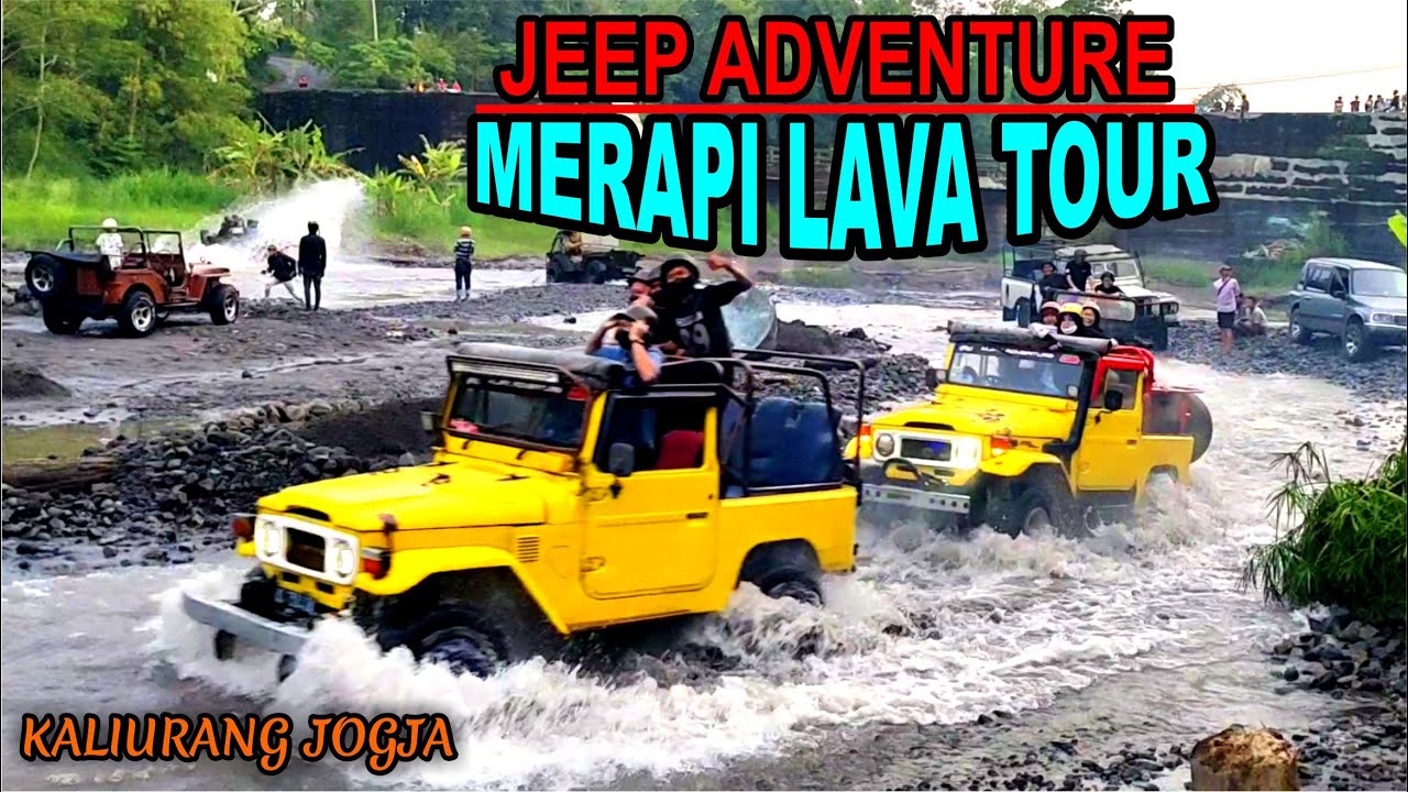 MERAPI LAVA TOUR.... JEEP ADVENTURE Kali Kuning, Kaliurang, JOGJA