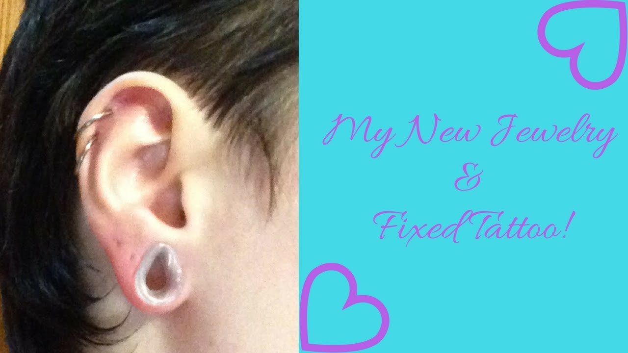 Body Mod Update: New Jewelry + Fixed Tattoo!
