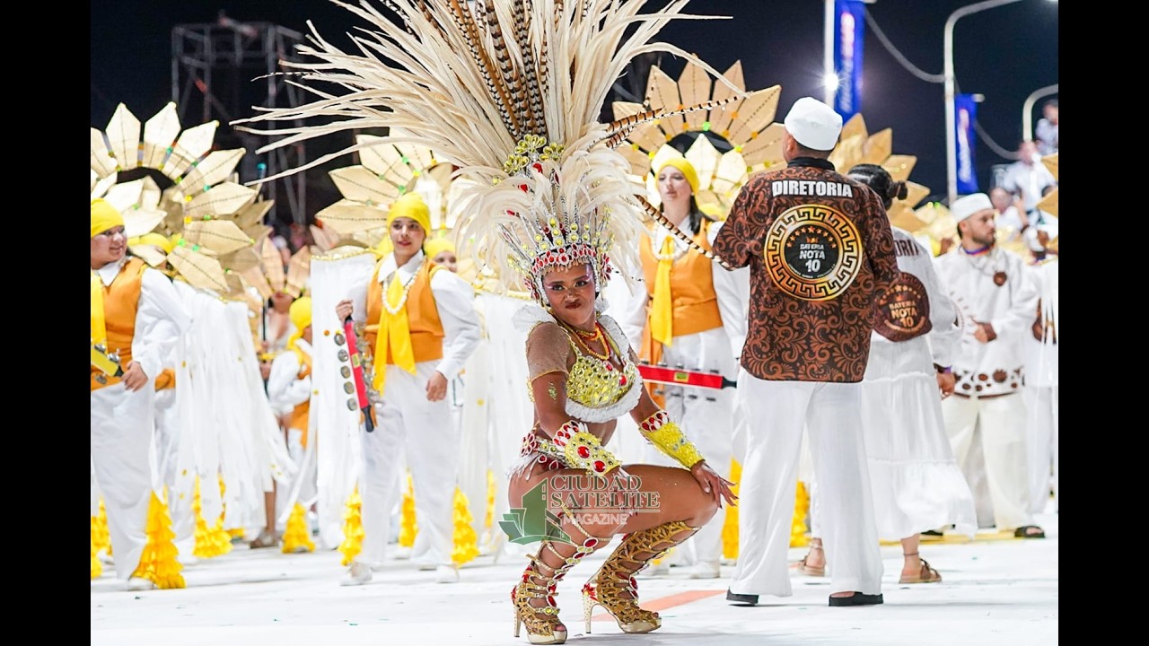 SHOW DE BATERÍA NOTA DIEZ Y SU REINA ABRIL FLEITA- SEGUNDA NOCHE DEL CARNAVAL DE CONCORDIA