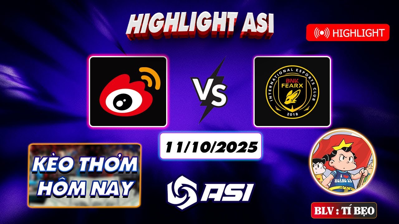 BFX Hủy Diệt WBG 2 - 0 | Full Highlights ASI Tiếng Việt | BFX vs WBG | Bình Luận LPL Tí Bẹo