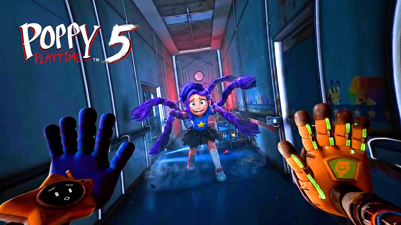 Poppy Playtime: Chapter 5 - Lily Lovebraids Chase scene and Jumpscare (Showcase)