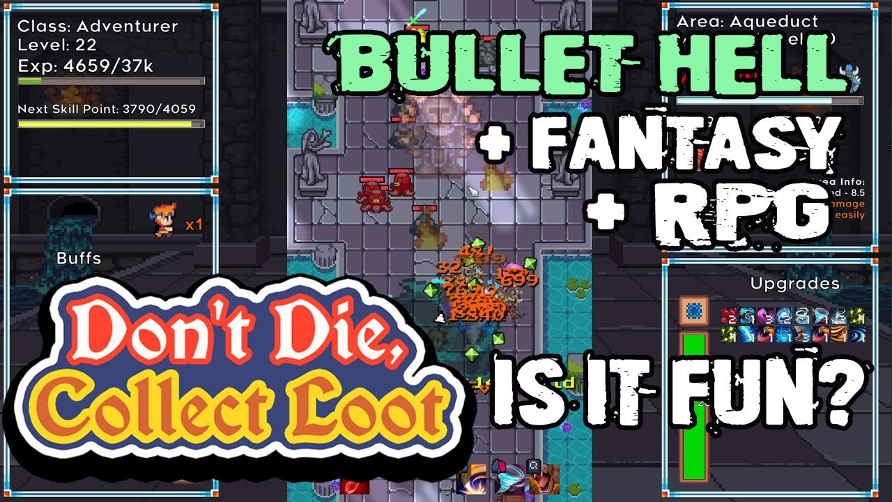 Is Don't Die Collect Loot worth it in Early Access for Vampire Survivors bullet hell fans?
